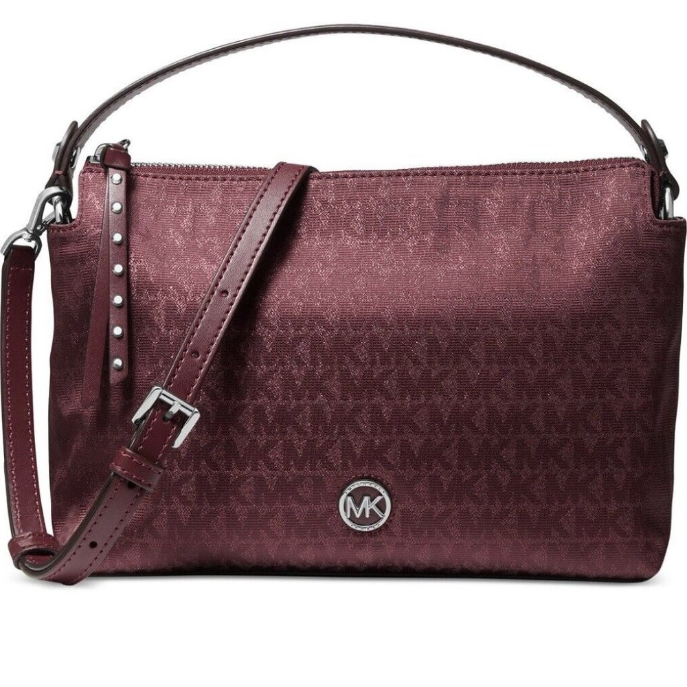 Michael Kors Shailene Small Messenger Bag Merlot